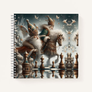 Royal Chess Fantasy Spiral Notitieboek