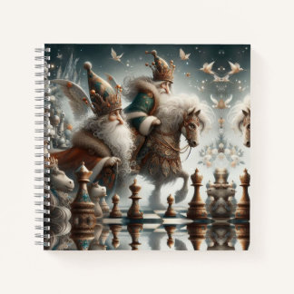 Royal Chess Fantasy Spiral Notitieboek