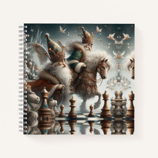 Royal Chess Fantasy Spiral Notitieboek (Voorkant)