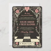 Royal Chess Wedding Uitnodiging (Voorkant)