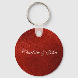 Royal Chic Red bewaar de datum Key Round Cft Sleutelhanger