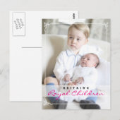 Royal Children - George & Charlotte Briefkaart (Voorkant / Achterkant)