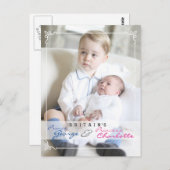 Royal Children - George & Charlotte Briefkaart (Voorkant / Achterkant)