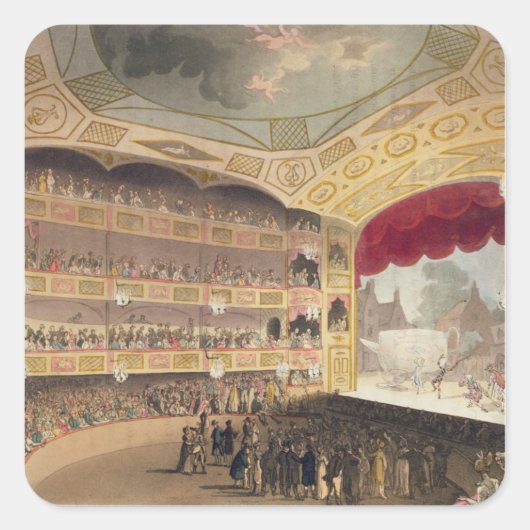 Royal Circus Vierkante Sticker (Voorkant)