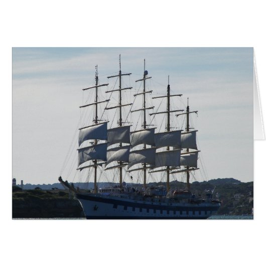 Royal Clipper under Sail (Voorkant Horizontaal)
