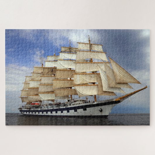Royal Clipper Vijfmaster Volledig Getuigd Hoog Sch Legpuzzel (Horizontaal)