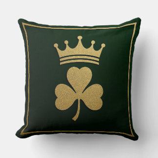 Royal Clover Emblem St. Patrick’s Day Kussen