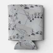 Royal Club Flush Poker Cards Pattern Blikjeskoeler (Achterkant)