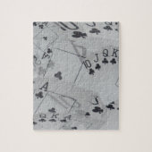 Royal Club Flush Poker Cards Pattern Legpuzzel (Verticaal)