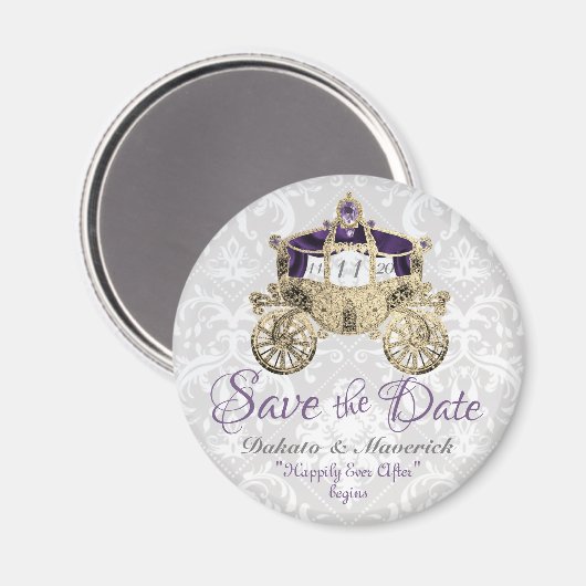 Royal Coach Save the Date Magnets Magneet (Voorkant / Achterkant)