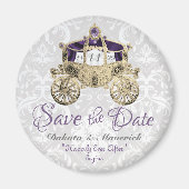 Royal Coach Save the Date Magnets Magneet (Voorkant)