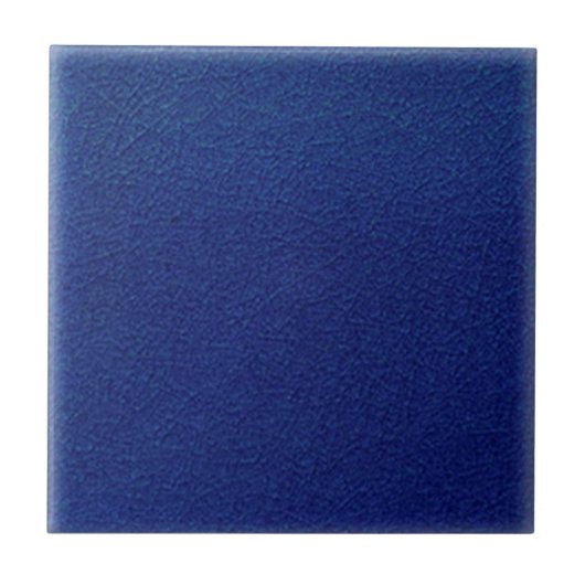 Royal Cobalt Blue Antiek Faux Crackle 4.5 & 6 in. Tegeltje (Voorkant)