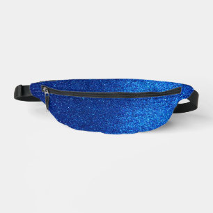 Royal Cobalt Navy Blue Glitter Glam Mode Luxe Heuptasje