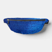 Royal Cobalt Navy Blue Glitter Glam Mode Luxe Heuptasje (Liggend)