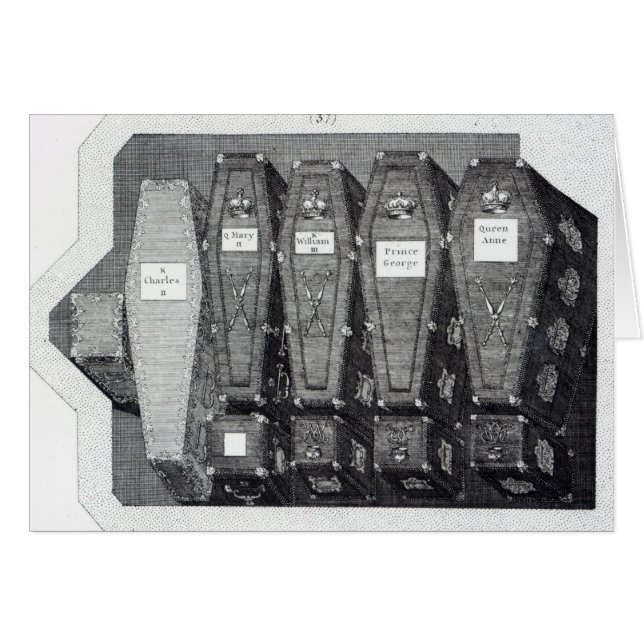 Royal Coffins in Westminster Abbey (Voorkant Horizontaal)