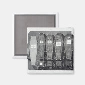 Royal Coffins in Westminster Abbey Magneet (Voorkant / Achterkant)