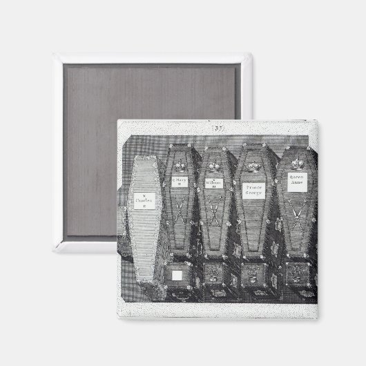 Royal Coffins in Westminster Abbey Magneet (Voorkant / Achterkant)