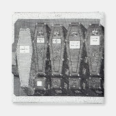 Royal Coffins in Westminster Abbey Magneet (Voorkant)