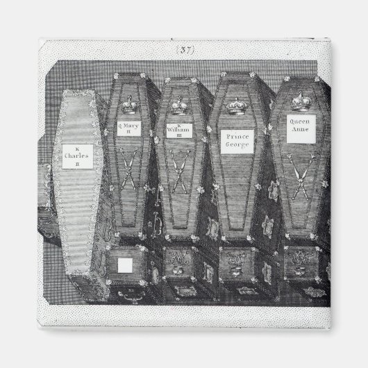 Royal Coffins in Westminster Abbey Magneet (Voorkant)