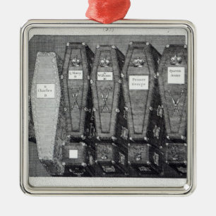 Royal Coffins in Westminster Abbey Metalen Ornament