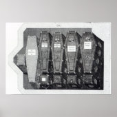 Royal Coffins in Westminster Abbey Poster (Voorkant)