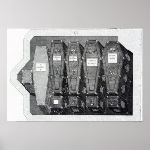 Royal Coffins in Westminster Abbey Poster