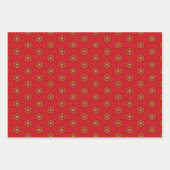 Royal Collectie Dazzling Red en Gold Inpakpapier Vel (Voorkant)