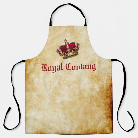 Royal Cooking All-Over Print Schort. Schort (Voorkant)