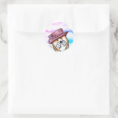 Royal Corgi Classic Ronde Sticker (Tas)