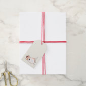 Royal corgi gift label cadeaulabel (Met Touw)