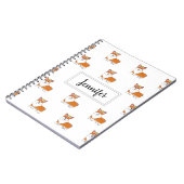 Royal corgi-hond gepersonaliseerd notitieboek (Linkerzijde)