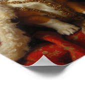 Royal Corgi Portrait Poster (Hoek)