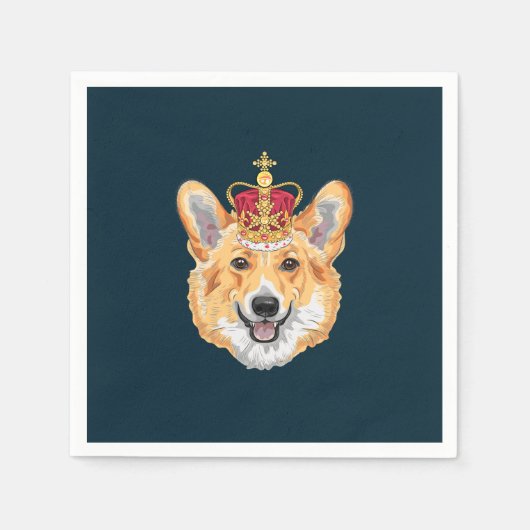 Royal Corgi Servet (Voorkant)