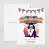 Royal Coronation King Charles Dog Funny Briefkaart (Voorkant / Achterkant)