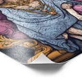 Royal Coronation King Charles Dog Funny Foto Afdruk (Hoek)