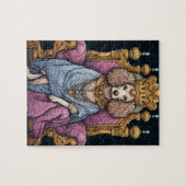 Royal Coronation King Charles Dog Funny Legpuzzel (Horizontaal)