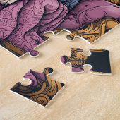 Royal Coronation King Charles Dog Funny Legpuzzel (Zijkant)