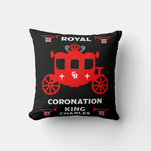 Royal Coronation King Charles III Kussen (Voorkant)