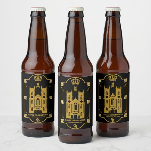 Royal Coronation Westminster Abbey Bier Etiket (Flessen)