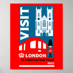 Royal Coronation Year 2023 Londen Poster