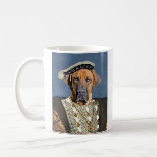 Royal costume Brazillian Mastiff Koffiemok (Links)
