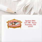 Royal Couch Cats Label (Insitu)