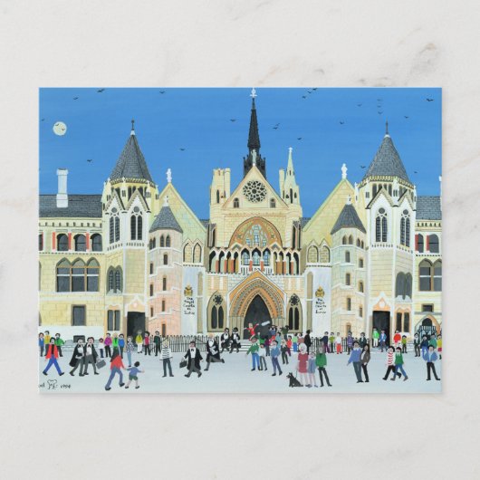 Royal Courts of Justice London 1994 Briefkaart (Voorkant)