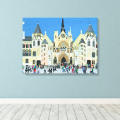 Royal Courts of Justice London 1994 Canvas Afdruk (Insitu (Houten vloer))