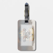 Royal Cow Dreaming on Cheese Throne                Bagagelabel (Achterkant verticaal)