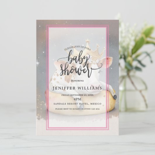 Royal Cow Dreaming on Cheese Throne                Kaart (Staand voorkant)