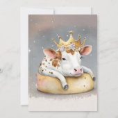 Royal Cow Dreaming on Cheese Throne                Kaart (Achterkant)