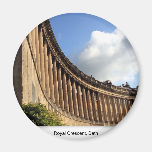 Royal Crescent Badmagneet Magneet (Voorkant)