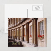 Royal Crescent, Bath Travel Briefkaart (Voorkant / Achterkant)