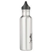 Royal Crest Crown Scrolls Monogram Waterfles (Links)